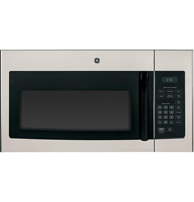 GE JNM3161MFSA 1.6 Cu. Ft. Silver Metallic Over-the-Range Microwave