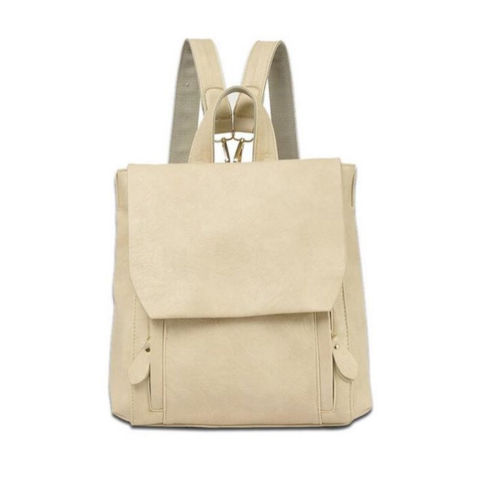 Phoneix New PU leather Vintage Women's Backpack School Bag