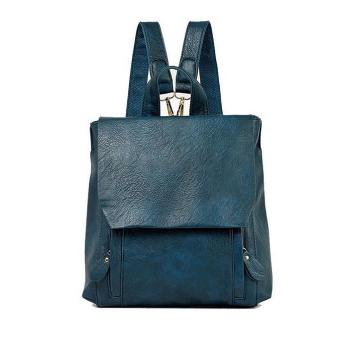 Phoneix New PU leather Vintage Women's Backpack School Bag N2