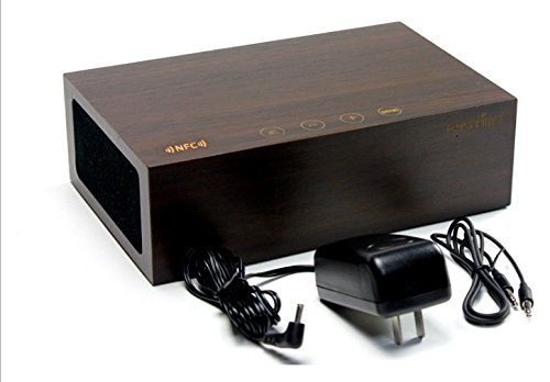 IRISTIME Wireless Bluetooth Stereo Speaker Clock System with Alarm Functions LED Display, 2 USB Dock Charging... N3