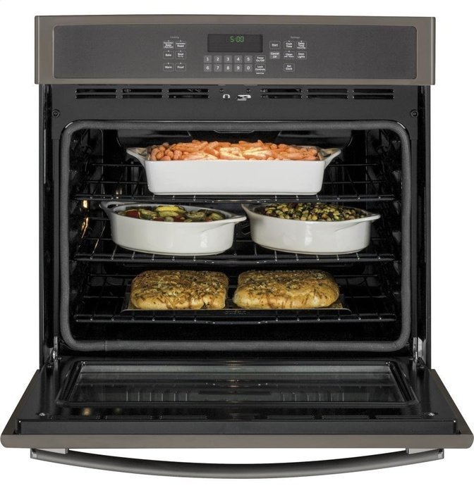 GE JT5000EJES 30" ADA Compliant, Star-K Built-In Single Convection Wall Oven in Slate N3