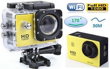 WATREE&reg; Pro-2 Wifi 12MP Full HD 1080P Sports Camera Waterproof Action DV 170 Degree Wide Helmet Camcorder DVR... N7