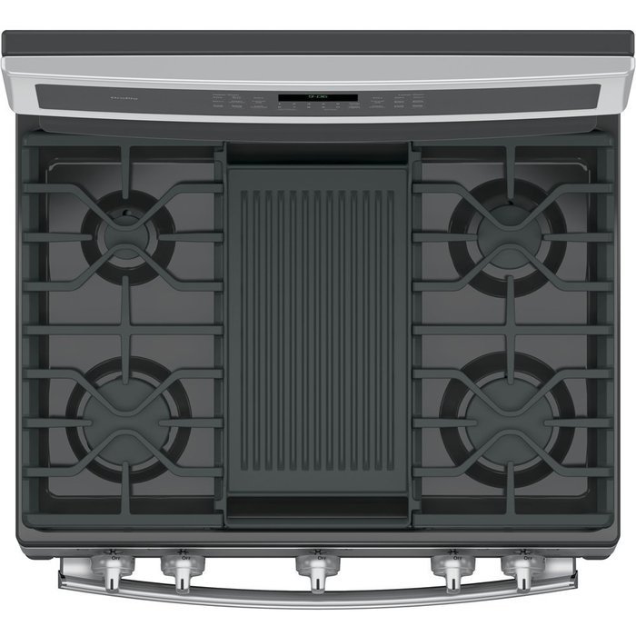 GE PGB960SEJSS Profile 30" Stainless Steel Gas Sealed Burner Double Oven Range N4