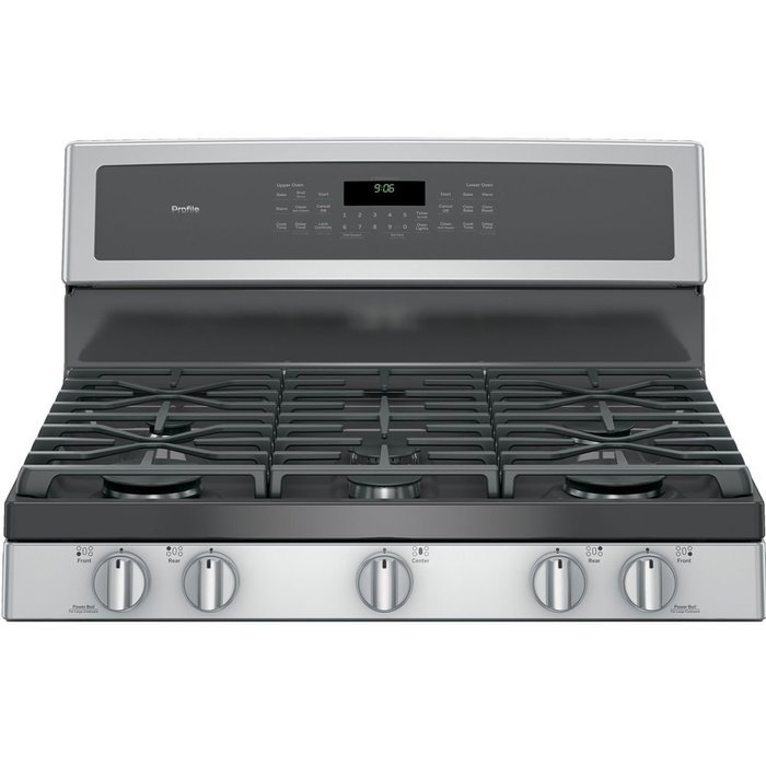 GE PGB960SEJSS Profile 30" Stainless Steel Gas Sealed Burner Double Oven Range N5