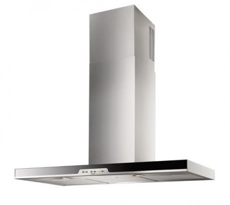Best WC34IQ90SB 36" Eclisse Wall Mount Chimney Hood with Heat Sentry 600 CFM Blower Mesh Grease Filters Clean...
