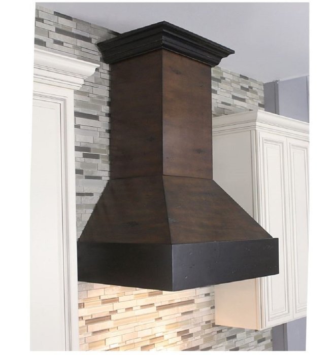 Z Line 355AH-30 1200 CFM Wooden Wall Mount Range Hood, 30", Antigua/Hamilton N3