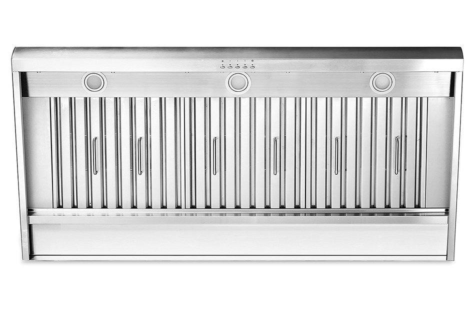 Thorkitchen HRH4806U 48" Under Cabinet Range Hood with 900 CFM Push Control, Stainless Steel