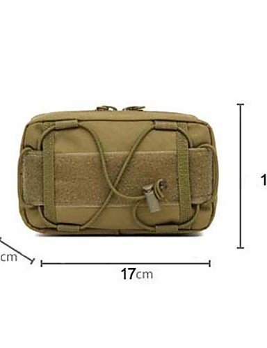 SB@Military Style Outdoor Sports Shoulder Bag-Handbag For 6 Inch Mobile Phone , brown N2