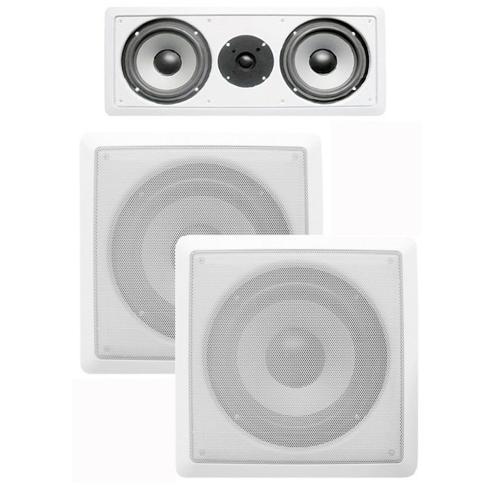 Acoustic Audio CST827 Complete 7.2 Home Theater Speaker Set with Center Channel and Subwoofer 2650 Watts