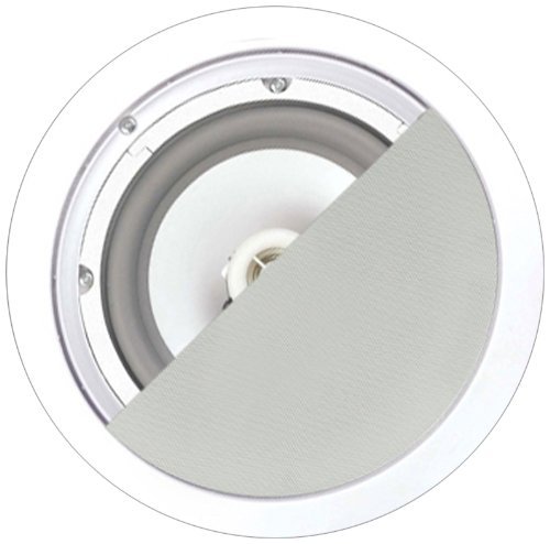 Outdoor Speaker Depot Audio ICE600WRS In-Ceiling Stereo Speakers (2) 6.5&rdquo; 120-Watt Polypropylene Weather-Resistant
