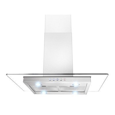 AKDY 36'' 400 CFM Convertible Island Range Hood N6