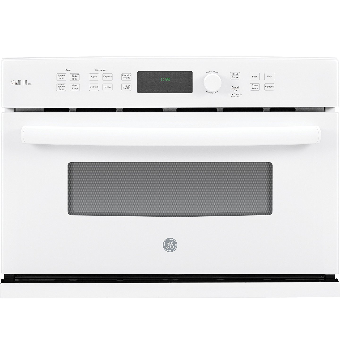 Ge psb9100dfww profile advantium 27 white electric single wall oven