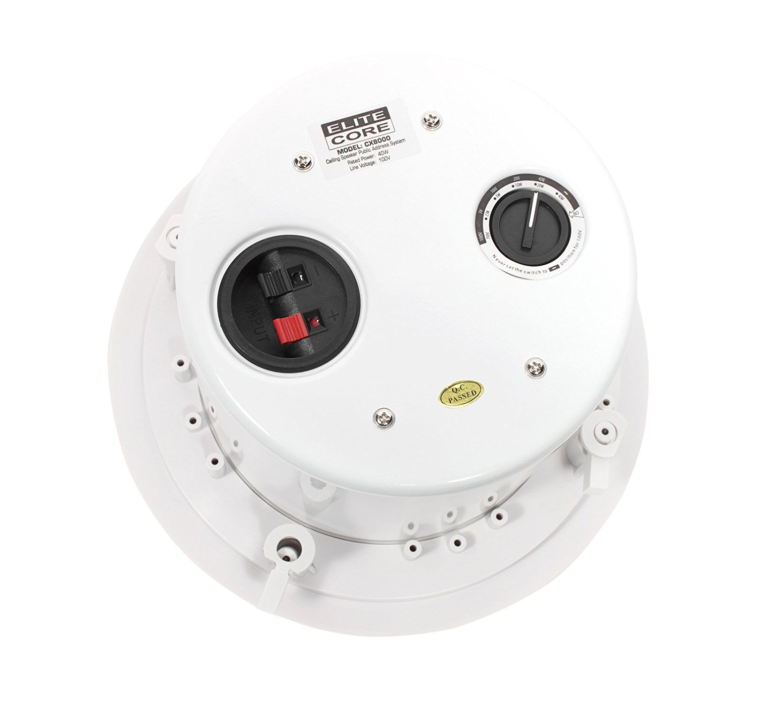 Elite Core Cx8000 70 Volt Multi Tap 8 Inch Ceiling Speaker 40 Watt