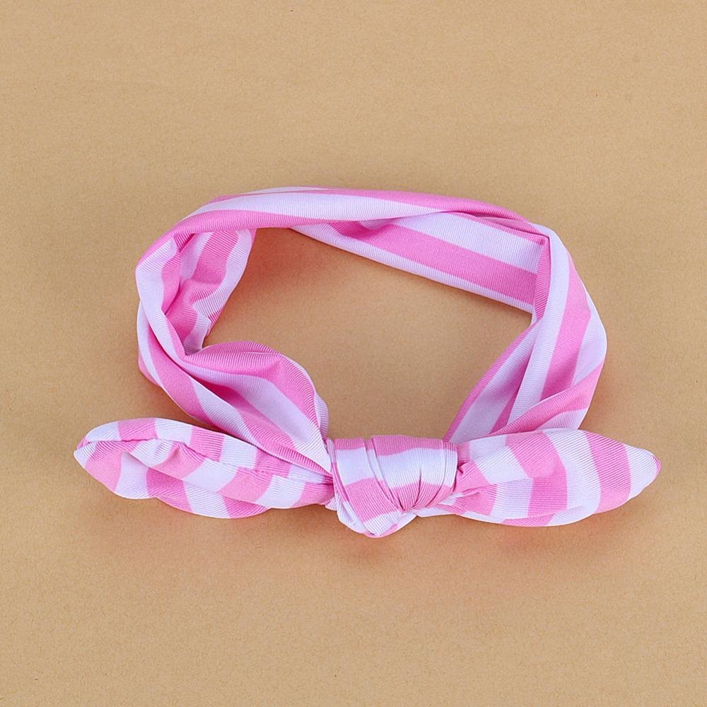 Obula(TM) Cheap New 1Pcs Mixed Colors Striped Rabbit Ears Baby