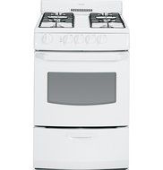 HOTPOINT GIDDS-290035 24" 3 Cu.Ft. Free-Standing Gas Range, White