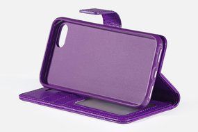 iPhone 7 Case, [4.7 Inch] HLCT PU Leather Case, With Soft TPU Protective Bumper, Built-In Kickstand, Cash And... N18