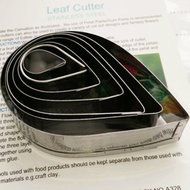 MuLuo Stainless Steel Drop Cake Jelly Bread Mold Cookie Biscuit Cutter Set N3