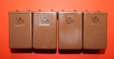 Capacitor PIO MBGN-1 200V 18uF 5% USSR 1 pcs