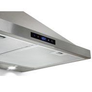 30" Stainless Steel Wall Mount Touch Panel Controls LED Light Lamp Range Hood N3