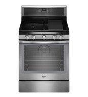 Whirlpool WFG710H0AS 30" Stainless Steel Gas Sealed Burner Range - Convection N3