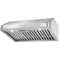 FIREBIRD New 30" European Style Under Cabinet Stainless Steel Range Hood Vent W/ Push Button Control N7
