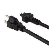 CableCreation [2-PACK] 10 Feet 18 AWG 3 Prong AC Power Cord Cable for IEC320 C5 to NEMA 5-15P, 3M / Black N3
