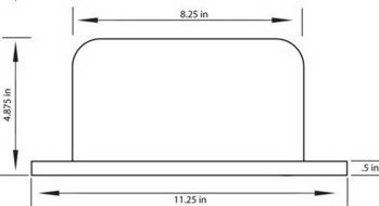 168 Store Ceiling Baffle Speaker Enclosure CB-102 N4