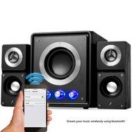 Frisby FS-2500BT Home Audio Bluetooth Wireless Stereo 2.1 Channel Subwoofer Speaker System for PC Laptop Tablet... N4