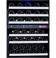 FlexCount Series 56 Bottle Dual Zone Freestanding Wine Refrigerator N8