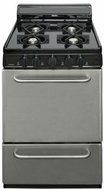 24 in. 2.97 cu. ft. Gas Range in Stainless Steel