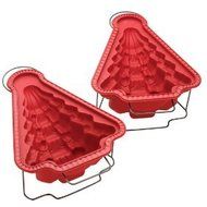 Roshco Create -N- Celebrate silicone Christmas tree cake pan