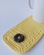 Coffee Mug Cozy Coffee Cozy Yellow N3