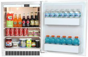 Marvel 6ADAM-WW-F-R 24-Inch ADA Compliant Height Undercounter Refrigerator Right Hinge Door, White N2