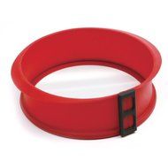 Candy Apple Red Silicone Glass Base Springform Pan--Special