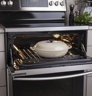 GE PB980SJSS Profile 30" Stainless Steel Electric Smoothtop Double Oven Range - Convection N7