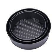 Supershopping Nonstick 3 Piece Pan Set Springform Round Shape Cake Mound Cheesecake Tart Quiche N6