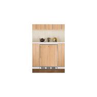 Summit FF6LBIFR 24&quot; Built In Undercounter Refrigerator with Stainless Steel Door Frame FF6LBIFR N2