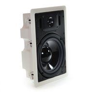 InstallerParts 8" 2-Way In-Wall Speaker w / Back Box Enclosure (Single, White) N2