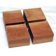 Yamamoto Sound Craft Speaker Insulator BB50-4P Wood Block Base for Big Speakers from Japan