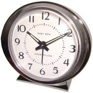 Westclox 11611 Keywound Bell Alarm Clock Baby Ben Classic Silvertone Consumer electronics