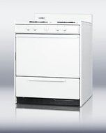 30" Gas Range with Cordless Ignition in White