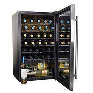 NewAir 33-Bottle Single-Zone Wine Cooler in Stainless Steel Model#AW-330E N3