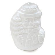 CK Products Snowman with Tree Pantastic Plastic Cake Pan