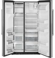 GE Cafe Stainless Steel Counter-Depth Side-By-Side Refrigerator N4