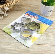 SNW Stainless Steel Embossing Dies DIY Cartoon Biscuit Cookies Mold Tool Cookie Cutter Fondant Biscuits Printing... N3
