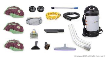 NEW Fully Loaded More Powerful Proteam Sierra 6 QT Backpack Vacuum Cleaner Sierra vac