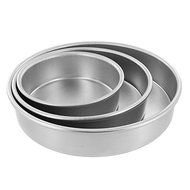 Cake Pan Set of 3, Round 2 Inches (6&quot;, 8&quot; 10&quot;) by Magic Line