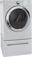 Frigidaire FFSG5115PA 7.0 Cu. Ft. Classic Silver Stackable With Steam Cycle Gas Dryer N3