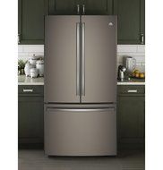 GE Slate French-Door Bottom Freezer Refrigerator - GNE29GMKES N3