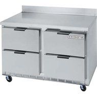 Beverage-Air WTRD48A-4 48&quot; Compact Worktop Refrigerator 4 Drawer